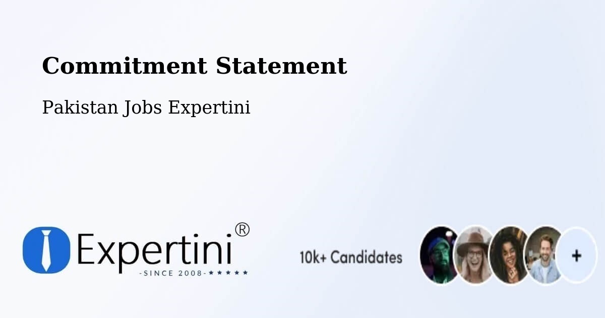 Corporate Commitment – Pasrur - Pakistan Jobs Expertini